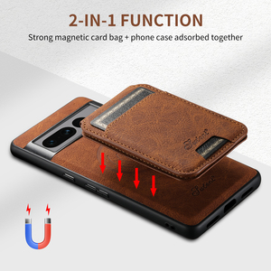 Funda Protectora para Teléfono con Soporte Magnético y Textura de Piel Sintética PU, Compatible con la Serie <span class=keywords><strong>Pixel</strong></span> 11/10/9/8/7/6 - Product Image 2