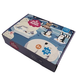 Puzzle Educativo in Carta Fai-da-Te per Bambini 51-100 Pezzi Ghiacciaio e <span class=keywords><strong>Pinguino</strong></span>, Produzione 2024 Fabbrica di Dongguan - Product Image 1