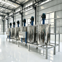 Cuve de mélange et de dispersion en acier inoxydable, machine industrielle de dissolution et de mélange de liquides pour la production de peintures, d'encres et de revêtements