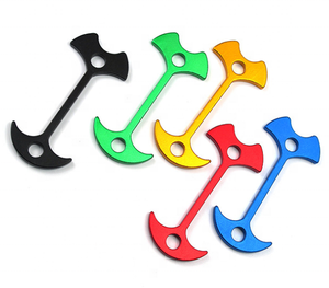 Piso de campamento viento cuerda Tent Peg camino cubierta cadenas de ancla con hueso de <span class=keywords><strong>las</strong></span> uñas - Product Image 2