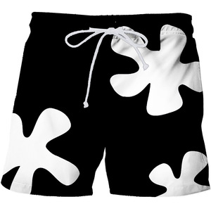 Pantaloncini da Spiaggia Unisex Stile <span class=keywords><strong>SpongeBob</strong></span> <span class=keywords><strong>SquarePants</strong></span> con Stampa Digitale 3D in 100% Poliestere e Chiusura con Coulisse - Product Image 3
