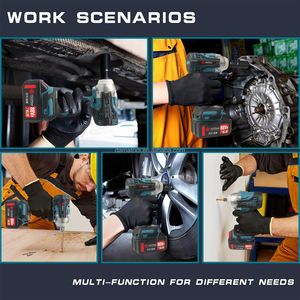 <span class=keywords><strong>Clé</strong></span> <span class=keywords><strong>à</strong></span> Chocs sans Fil de Haute Qualité 1/2 Pouce, Moteur Puissant, <span class=keywords><strong>avec</strong></span> Lampe de Travail pour <span class=keywords><strong>Makita</strong></span> - Product Image 5