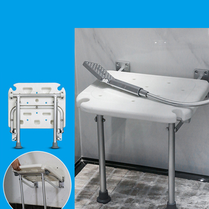 Asiento plegable montado en la pared para Hospital, <span class=keywords><strong>silla</strong></span> de <span class=keywords><strong>ducha</strong></span> de baño para discapacitados y ancianos, barato, venta al por mayor - Product Image 4