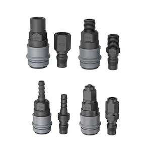 Raccords rapides autobloquants en acier plastique de type C - Raccords de tuyau d'air pour outils pneumatiques, compresseurs d'air et pompes - Product Image 6