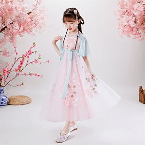 Robe Hanfu Traditionnelle pour Fille, Costume Traditionnel Chinois, Robe de Fée Hanfu pour Enfants - Product Image 4