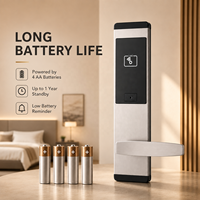 Software de Gestión de Cerraduras de Hotel, Sistema Electrónico de Seguridad Inteligente con Desbloqueo por Tarjeta, Datos en la Nube, Cerradura de Hotel Todo en Uno (con Llave)