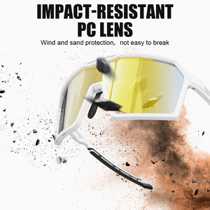 Lunettes de soleil de <span class=keywords><strong>sport</strong></span> unisexe surdimensionnées pour la course à pied, nouvelles arrivées, randonnée en plein air, protection UV400, monture TR90 à bord complet, verres miroir - Product Image 3