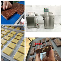 Petite machine de formage de barres protéinées, de barres aux dattes et d'extrusion de barres de fromage, machine de découpe pour petites entreprises