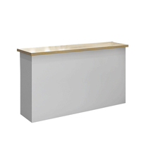 Bureau de réception en bois de haute qualité, pour petits ongles, salon de manucure, spa