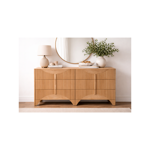 HAVASU RANGE Collection Wooden Bedroom Living Room Eco-Friendly Good Price Home Furniture Wooden Dresser <b>6</b> <b>Drawers</b> - Product Image 1