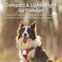 Collier de suivi pour animaux de compagnie Bluetooth avec positionnement précis, compatible Android/iOS, étanche, autonomie de 360 jours pour chiens et chats