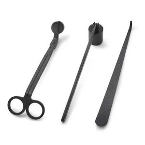 3pcs Outil <span class=keywords><strong>de</strong></span> <span class=keywords><strong>mèche</strong></span> en acier inoxydable Clipper Steel Candel Cutter Trimmer Oil Lamp Trim Scissor Distinguish New Care Tools New - Product Image 4