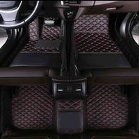 Tapis de Sol de Voiture Dédicacé Artes en Cuir PU, Écologique, Fabrication sur Mesure, Vente en Gros, Antidérapant, Parfait Tapis de Sol de Voiture 5D en TPE