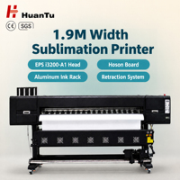 Printer Tekstil Digital Heavy Duty Lebar 1900mm dengan Operasi Senyap Rel Linear THK untuk Toko Pakaian