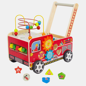 Trieur <span class=keywords><strong>de</strong></span> formes <span class=keywords><strong>de</strong></span> trotteurs en <span class=keywords><strong>bois</strong></span> multifonctionnel avec labyrinthe <span class=keywords><strong>de</strong></span> perles Promenade d'apprentissage pour bébés - Product Image 1
