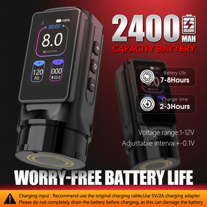 Xnet TITAN 270 2400mAh mô-men xoắn cao động cơ không chổi than 5.0/4.0 mét đột quỵ chuyên nghiệp không dây Tattoo Pen máy với pin đôi - Product Image 4