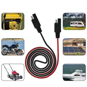 JYX Customization SAE To SAE Connector Extension Cable Car Motorcycle RV Battery Charger Wire Harness With UL