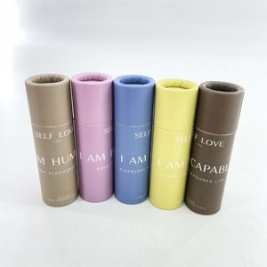 Hộp Đựng Son Dưỡng Ẩm Dễ Thương Có Thể Phân Hủy Sinh Học Hộp Đựng Giấy Kraft Hộp Tròn Khử Mùi - Product Image 6