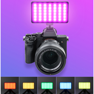 Bon mini lampe de remplissage de <span class=keywords><strong>vidéo</strong></span> photo W140 RGB LED caméra lumière <span class=keywords><strong>vidéo</strong></span> batterie rechargeable Type <span class=keywords><strong>C</strong></span> Kit lumière de photographie - Product Image 6