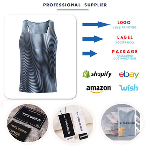 Summer <b>Men's</b> Sporty Vest Tank Top Lightweight Breathable Seamless Running Marathon <b>Singlet</b> Wholesale Gym Sportswear - Product Image 4