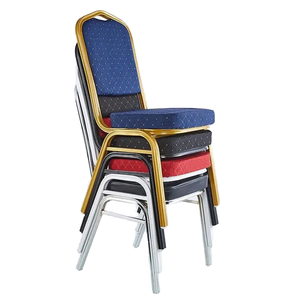 Chaises de banquet rouges en métal polyvalentes Offre Spéciale pour hôtels mariages événements salle à manger en plein air chambre école salle de sport utilisation durable PE - Product Image 5