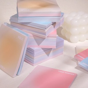Note adesive di cancelleria Kawaii <span class=keywords><strong>e</strong></span> Post nota promozionale Logo personalizzato serie di colori Note autoadesive facili Post Memo pad - Product Image 6
