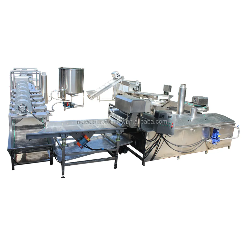 Best quality frozen french fries processing equipment/frozen potato chips making machine Production line