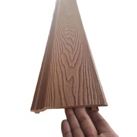 Panneau de plafond et panneau mural en WPC imperméable antidérapant pour extérieur, revêtement mural en PVC imitation bois, façade en bois d'érable, forme carrée