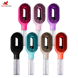 แปรงหวีผมแบบพ่นสเปรย์ในตัว Ionic Oval 2-in-1 พร้อมขวดสเปรย์ในตัว หวีแห้ง ป้องกันไฟฟ้าสถิต ช่วยสางผมและนวดศีรษะ GZ RTS สั่งซื้อแบบคละจำนวนมาก - Product Image 1
