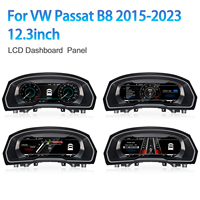 Tableau de bord numérique Navihua pour VW Passat B8 2015-2023, mise à niveau de l'écran LCD de l'habitacle, compteur de vitesse automatique, système Linux