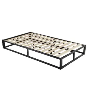 Platform Metal Bed Frame In Stock Free Sample Full Size Assembly Easily Metal Platform Bed Frame Wooden