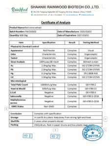 Vin de raisin rouge en vrac Offre Spéciale 30% 50% poudre d'extrait de vin rouge - Product Image 2