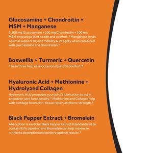 Capsules OEM <span class=keywords><strong>Halal</strong></span> Msm <span class=keywords><strong>Glucosamine</strong></span> 1500 Chondroïtine 800 Supplément osseux articulaire Msm <span class=keywords><strong>Glucosamine</strong></span> Chondroïtine Capsules - Product Image 2
