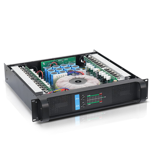 Amplificador de Potencia Profesional de Alta Potencia Clase TD, 8 Ohmios, Metálico, 900W, 2 Canales, FF-9000, Line Array - Product Image 5