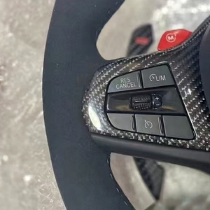 Volante de Cuero de Ante con Botones M1 M2 para <span class=keywords><strong>BMW</strong></span> G12 G20 G30 M2 G87 M3 G80 M4 G82 M5 F90 X5 G05 F95 MP - Product Image 5