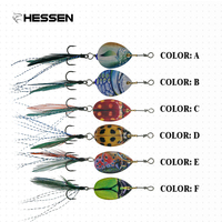 Nouvelle conception de leurre de pêche imprimé en 3D, spinnerbait, 60 mm, 7,5 g, pour la pêche au poisson-chat, au bar, au zander et au brochet en eau douce, design à l'échelle d'un insecte