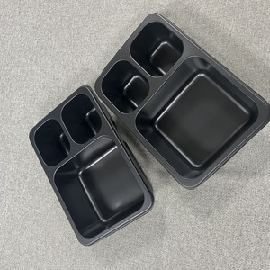 Pp nhựa khay tùy chỉnh PP nhựa <span class=keywords><strong>1</strong></span> 3 ngăn container thực phẩm sẵn sàng bữa ăn khay - Product Image 5
