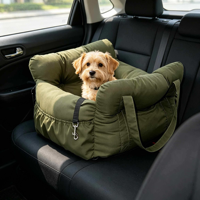 Nouveau Lit de Voyage Luxe pour Chien, Canapé pour Animaux de Compagnie, en Coton de Haute Qualité, Amovible, Lavable, avec Base Antidérapante, pour Petits Animaux