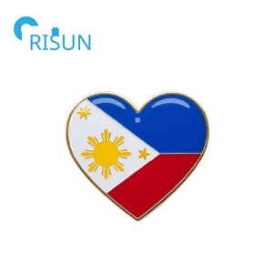 Filipinas recuerdo <span class=keywords><strong>filipino</strong></span> sol bandera solapa Pin imán personalizado esmalte <span class=keywords><strong>filipino</strong></span> Sol y estrellas esmalte emblema Pin insignia - Product Image 4
