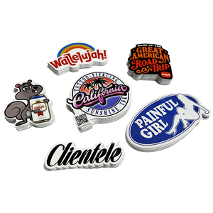 Waterdichte PVC-stickerplaat, zelfklevende <span class=keywords><strong>stickers</strong></span>, vinylstickers, op maat gemaakte gepersonaliseerde promotionele offsetdruk, cartoon - Product Image 2
