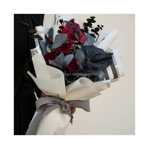 Bán Buôn Bàn Đám Cưới Trang Trí Cuối Cùng 3 Năm Mãi Mãi Calla Rose Bảo Quản Bó Hoa Giáng Sinh Của Mẹ Ngày Centerpieces Quà Tặng - Product Image 4