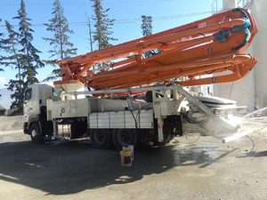 Pompe à béton montée sur camion 47X-5RZ de 34 tonnes, portée de 47 m, machine de livraison à prix d'usine - Product Image 2