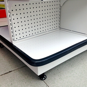 ชั้นวางของในซูเปอร์มาร์เก็ตพร้อมล้อชั้นวางแบบ<span class=keywords><strong>4</strong></span>ทิศทาง - Product Image 5