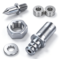 Pièces en aluminium usinées CNC de précision sur mesure, pièces en acier inoxydable usinées CNC 5 axes pour l'industrie