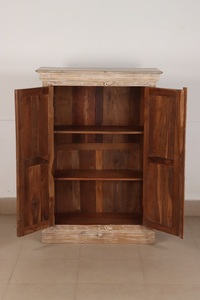 Armario Moderno de Madera Maciza, Mueble Elegante para Dormitorio con Múltiples Compartimentos para Almacenamiento de Ropa, para Hogar y Hotel - Product Image 3
