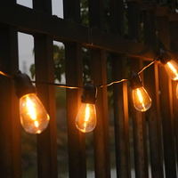 Guirlande solaire LED pour extérieur, décoration de mariage, fête, jardin, patio, lumières solaires à suspendre