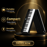 Piano Digital Plegable TERENCE V60, Suministro al por Mayor de Fábrica, Piano Profesional de 88 Teclas con Acción de Martillo y Teclado Contrapesado