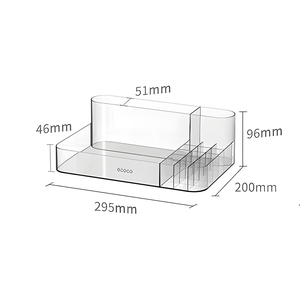 Greenside Hiện Đại Trang Điểm Tổ Chức Thêm Lớn Ánh Sáng Sang Trọng Pet Nhựa <span class=keywords><strong>Container</strong></span> Với Ngăn Kéo Sản Phẩm Mới Mỹ Phẩm Lưu Trữ Hộp - Product Image 6