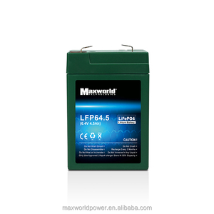แบตเตอรี่ลิเธียมไอออน<span class=keywords><strong>6V</strong></span> 4.5AH ชาร์จได้ Lifepo4แผงโซลาร์เซลล์ UPS/การจัดเก็บพลังงานลิเธียมไอออนที่เหนือกว่า