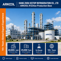 Gas Refrigerante ARKOOL R1234ze de Alta Pureza 99.9% HFO-1234ze Bajo GWP para Enfriadores, Mejor que R134a, Certificado DOT CE